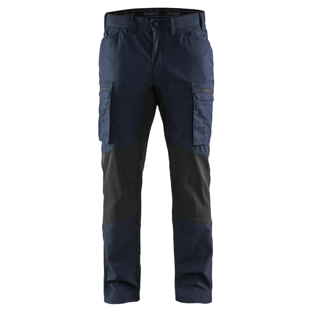 Blaklader 1459 1845 Service Werkbroek Stretch Donker Marineblauw Zwart