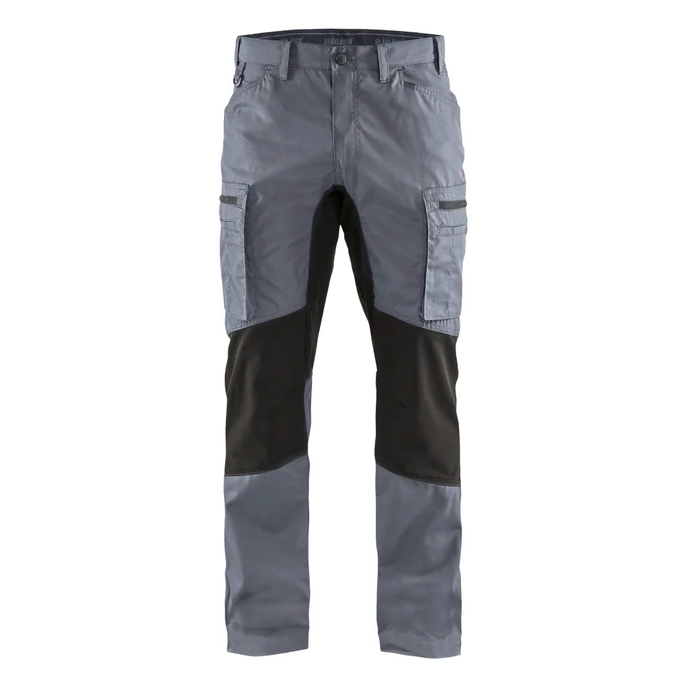 Blaklader 1459 1845 Service Werkbroek Stretch Grijs Zwart