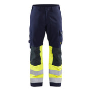 Blaklader 1478 1514 Multinorm Werkbroek Marine High Vis Geel