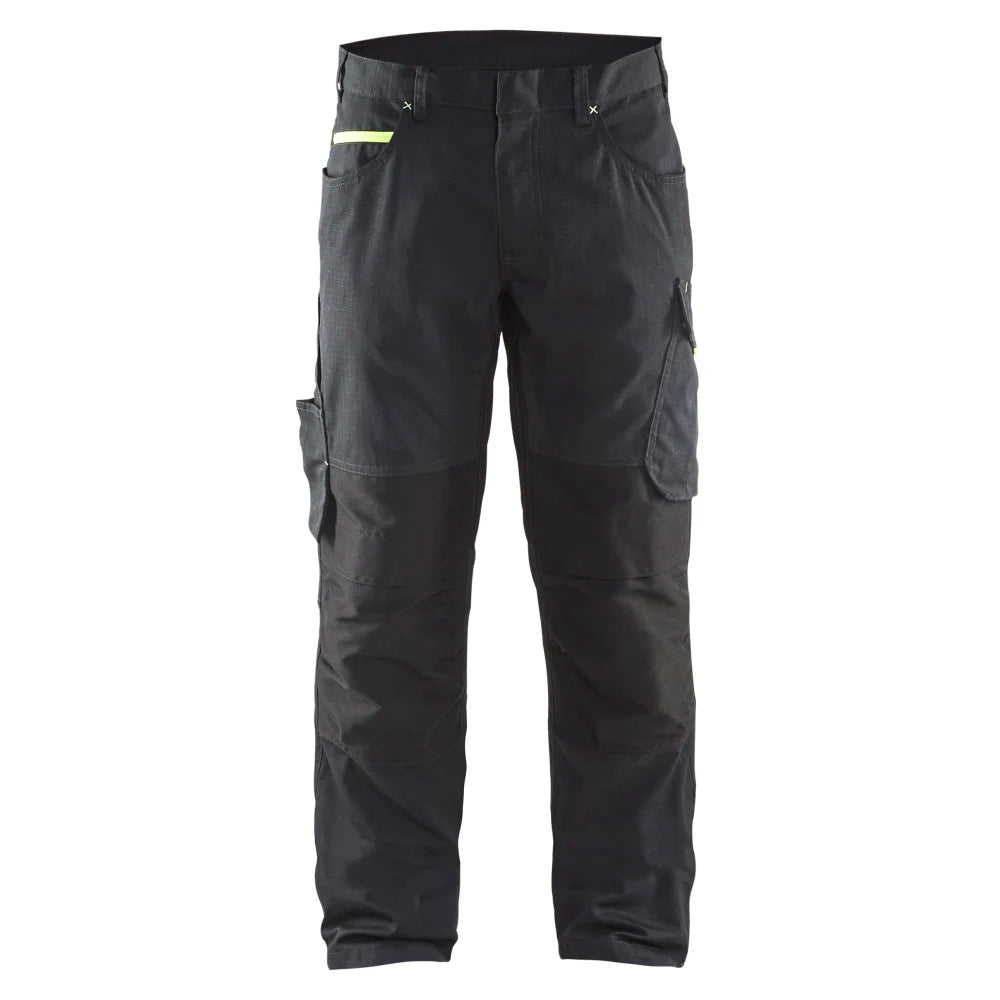 Blaklader 1495 1330 Service Werkbroek Stretch Zwart High Vis Geel