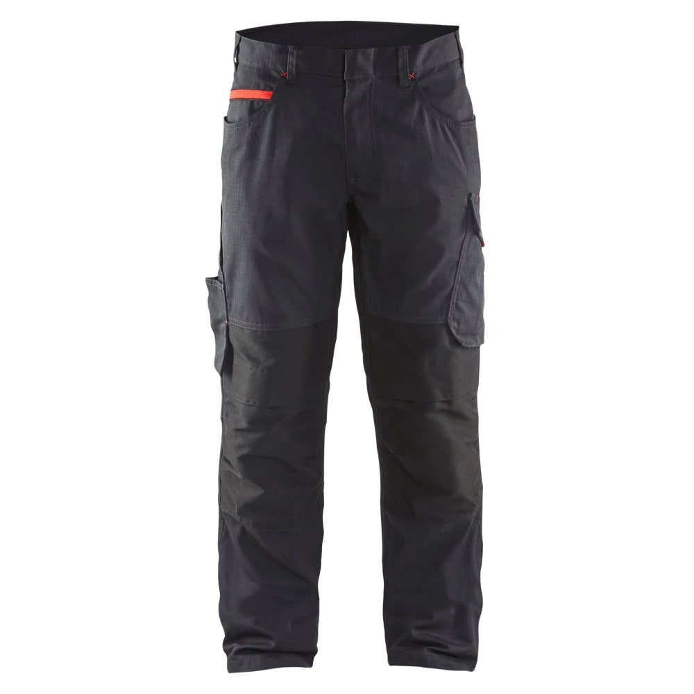 Blaklader 1495 1330 Service Werkbroek Stretch Zwart Rood