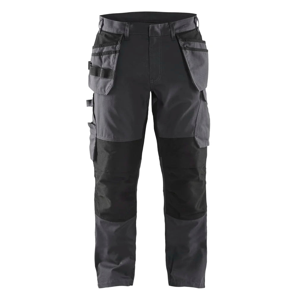Blaklader 1496 1330 Service Werkbroek Stretch Met Gereedschapszakken Medium Grijs Zwart