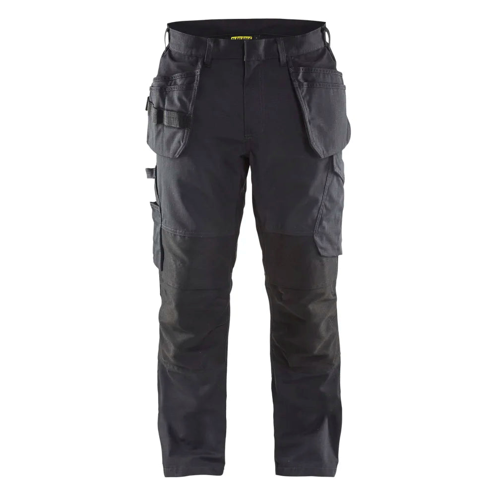 Blaklader 1496 1330 Service Werkbroek Stretch Met Gereedschapszakken Zwart Donkergrijs
