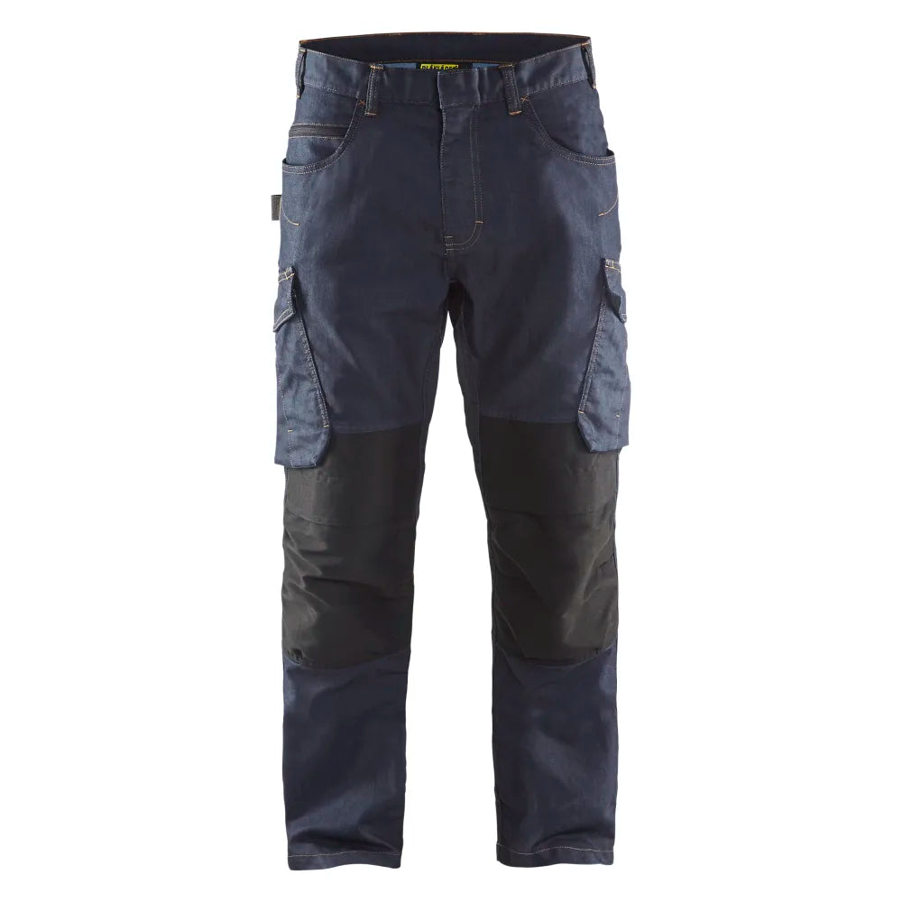 Blaklader 1497 1141 Service Werkbroek Denim Marineblauw Zwart