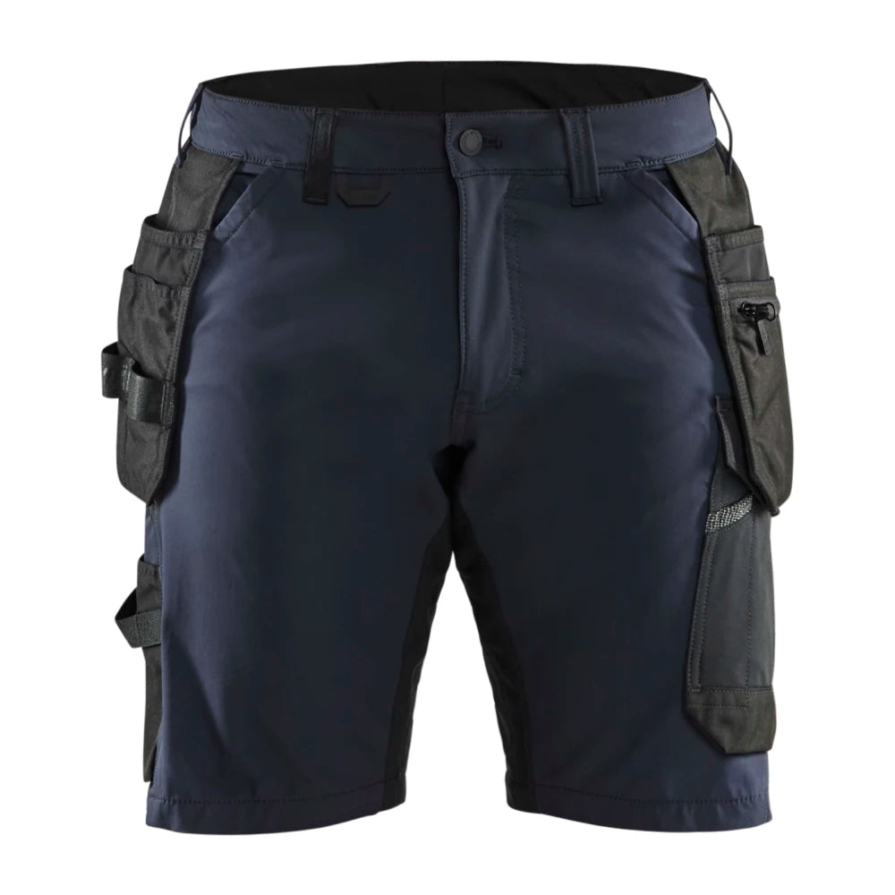 Blaklader 1520 1645 Short 4-Weg Stretch Donker Marineblauw Zwart