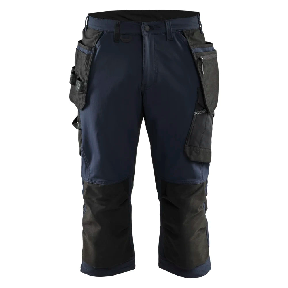 Blaklader 1521 1645 Piraatbroek 4-Weg Stretch Donker Marineblauw Zwart
