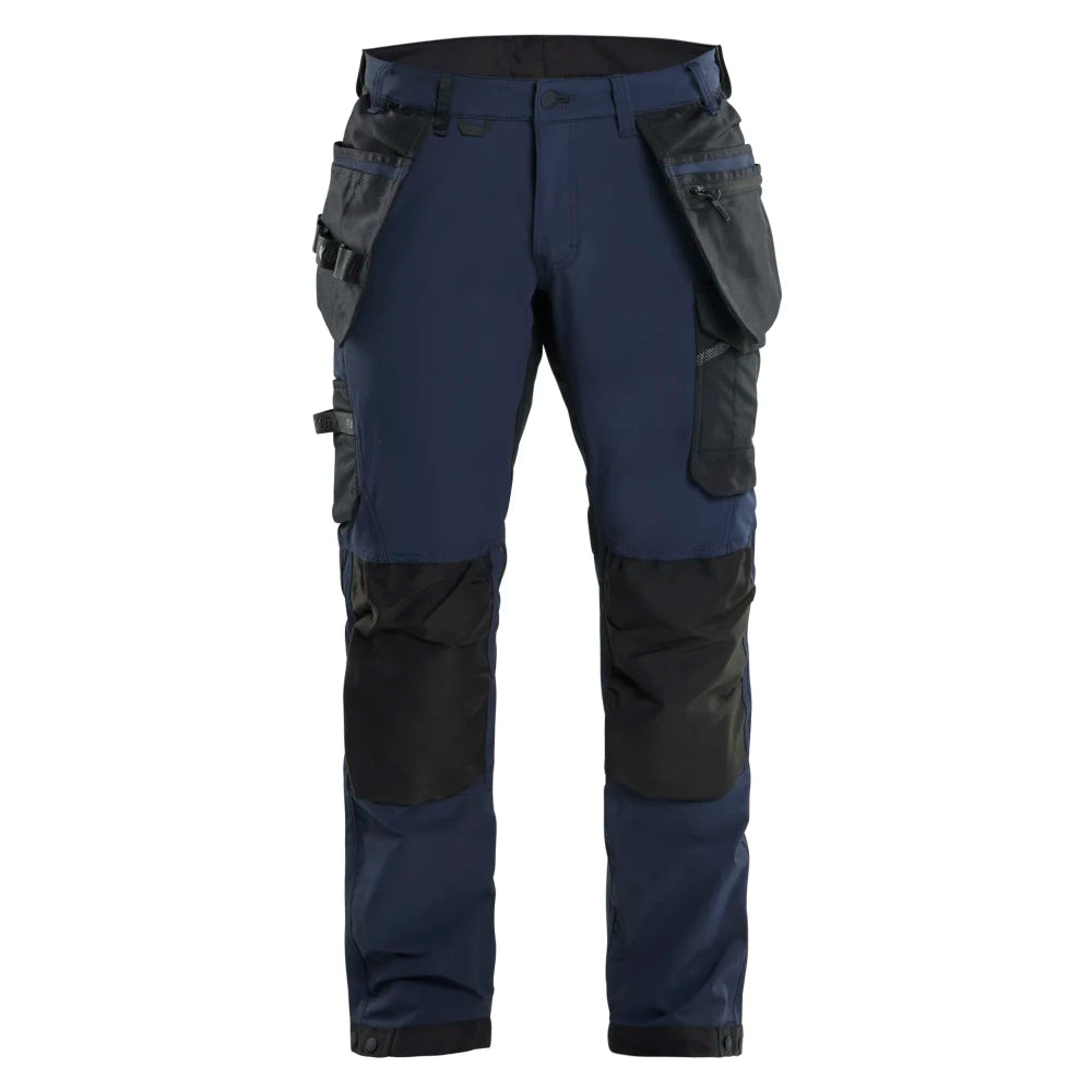 Blaklader 1522 1645 Werkbroek 4-Weg Stretch Donker Marineblauw Zwart