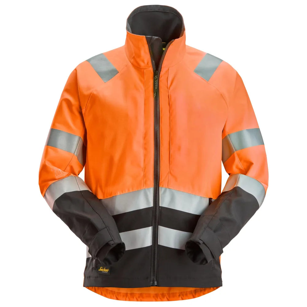 Snickers 1532 High-Vis Werkjas Klasse 2/3 5504 High Visibility Orange Black