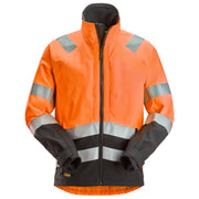 Snickers 1532 High-Vis Werkjas Klasse 2/3 5504 High Visibility Orange Black