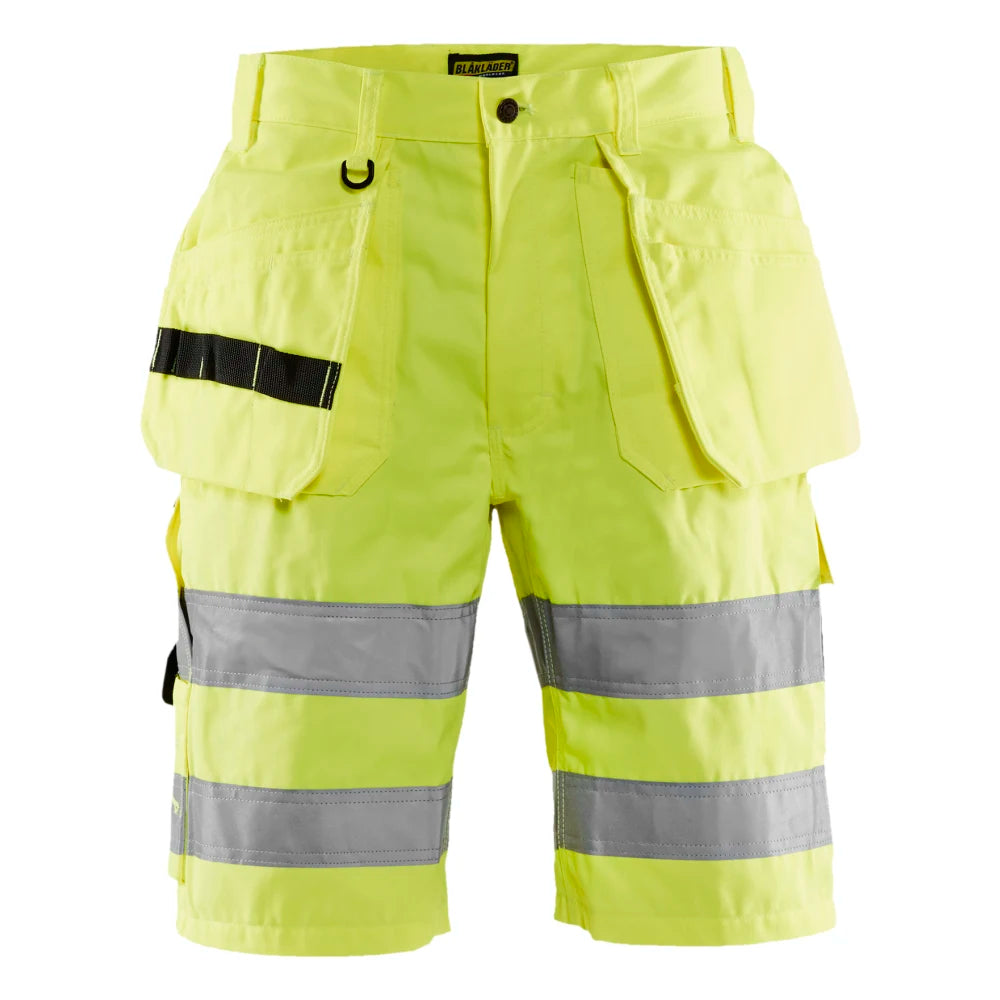 Blaklader 1535 1811 High Vis Short Met Gereedschapszakken High Vis Geel