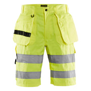 Blaklader 1535 1811 High Vis Short Met Gereedschapszakken High Vis Geel