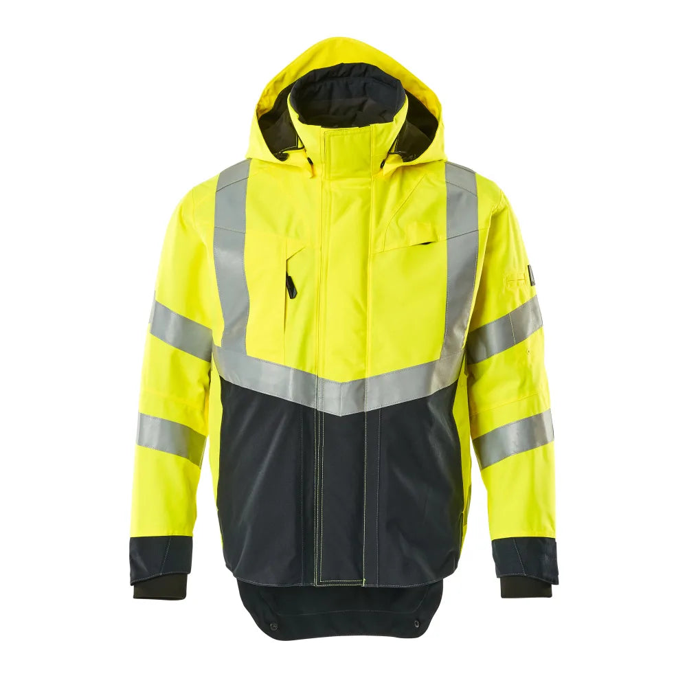 Mascot 15501-231 Shell Jas High Vis Geel Donkermarine
