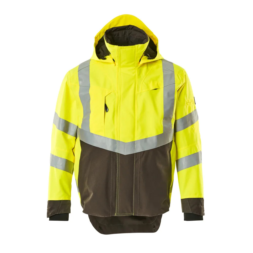 Mascot 15501-231 Shell Jas High Vis Geel Donkerantraciet