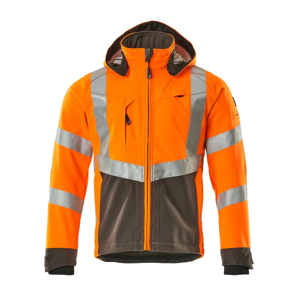 Mascot 15502-246 Softshell Jas High Vis Oranje Donkerantraciet