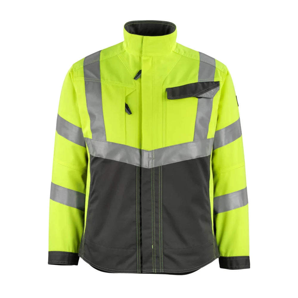 Mascot 15509-860 Jas High Vis Geel Donkerantraciet