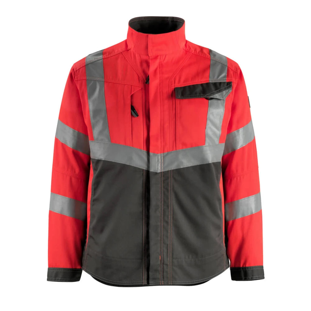 Mascot 15509-860 Jas High Vis Rood Donkerantraciet