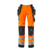 Mascot 15531-860 Broek Met Spijkerzakken High Vis Oranje Donkermarine