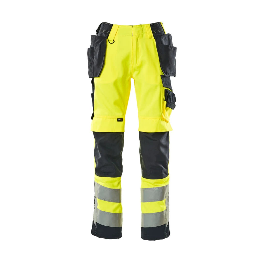 Mascot 15531-860 Broek Met Spijkerzakken High Vis Geel Donkermarine