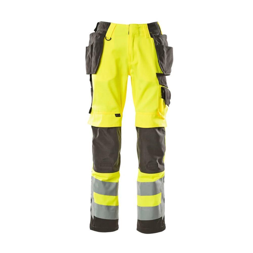 Mascot 15531-860 Broek Met Spijkerzakken High Vis Geel Donkerantraciet