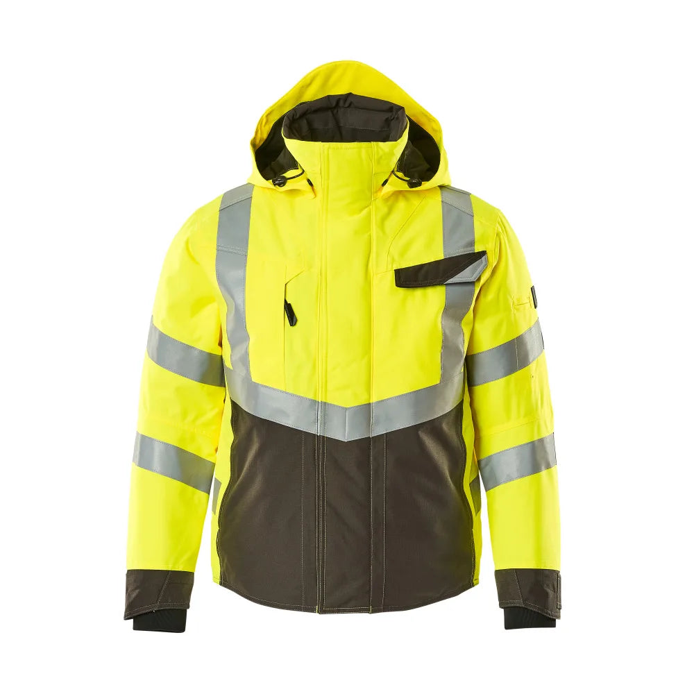 Mascot 15535-231 Winterjas High Vis Geel Donkerantraciet