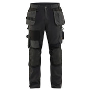 Blaklader 1554 1860 Werkbroek Met Stretch En Gereedschapszakken Donkergrijs Zwart
