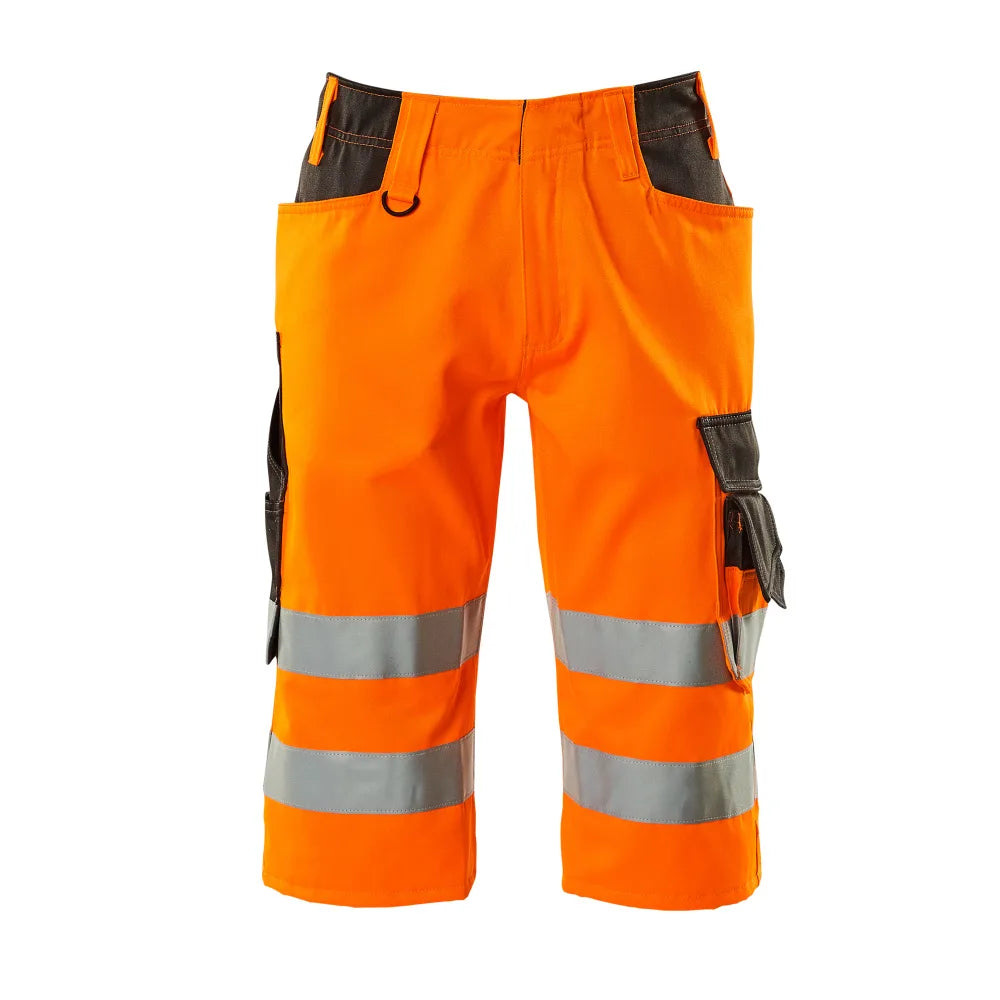 Mascot 15549-860 Shorts Lange High Vis Oranje Donkerantraciet