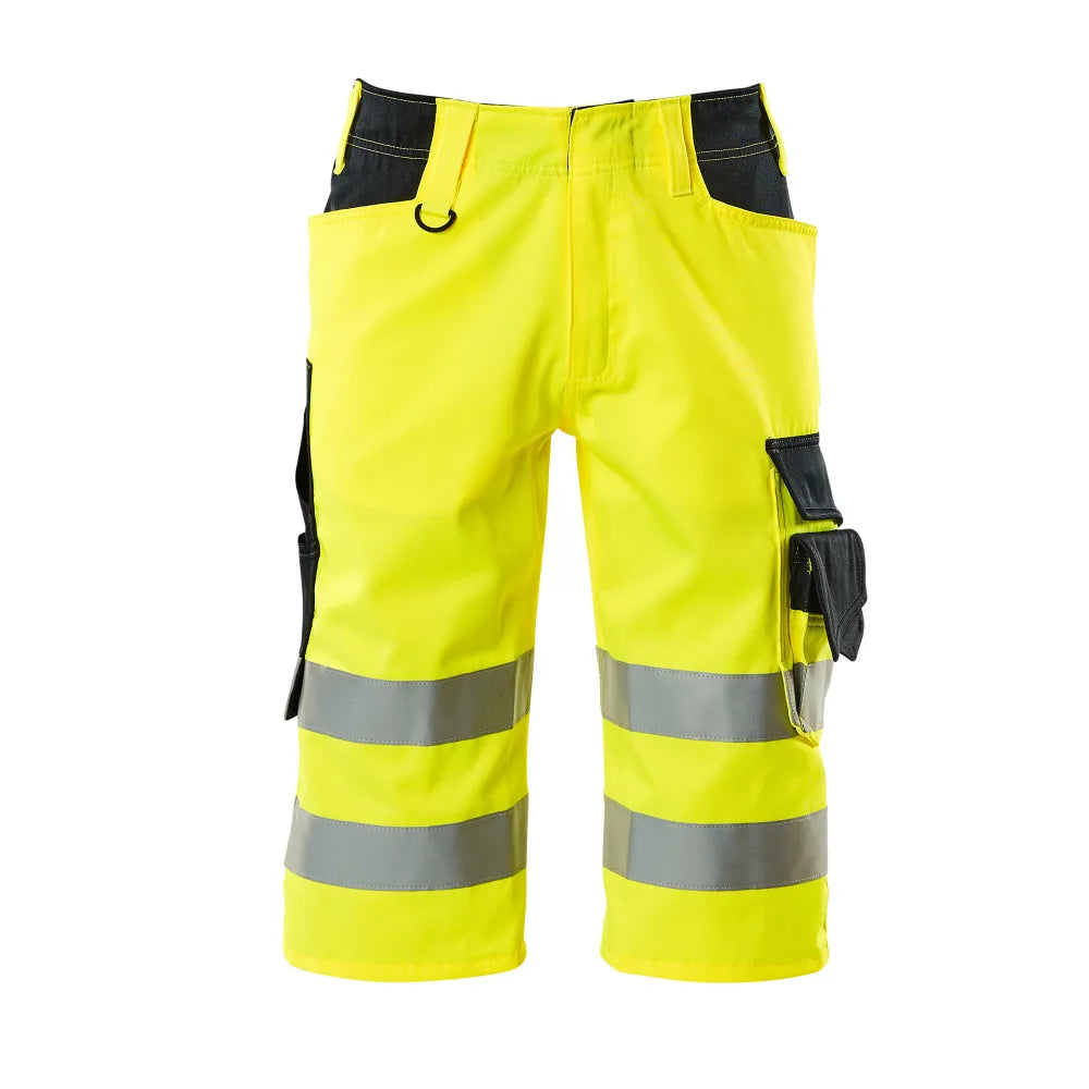 Mascot 15549-860 Shorts Lange High Vis Geel Donkermarine