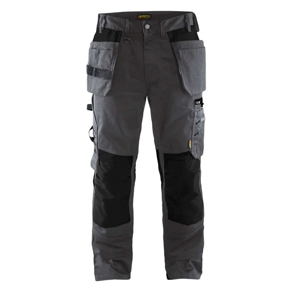 Blaklader 1555 1860 Werkbroek Met Gereedschapszakken Donkergrijs Zwart