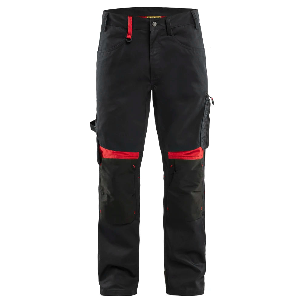 Blaklader 1556 1860 Werkbroek Zwart Rood