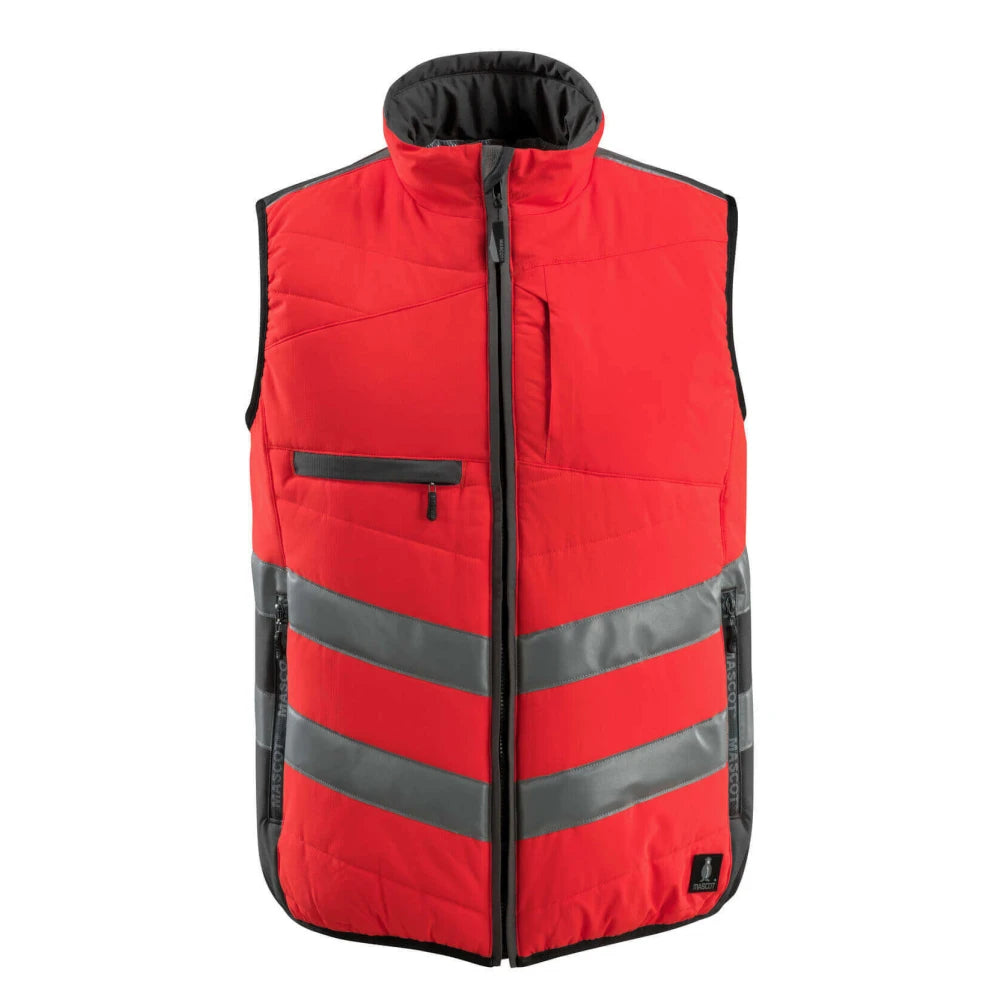 Mascot 15565-249 Wintervest High Vis Rood Donkerantraciet