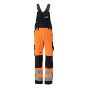 Mascot 15569-860 Amerikaanse Overall Met Kniezakken High Vis Oranje Donkermarine