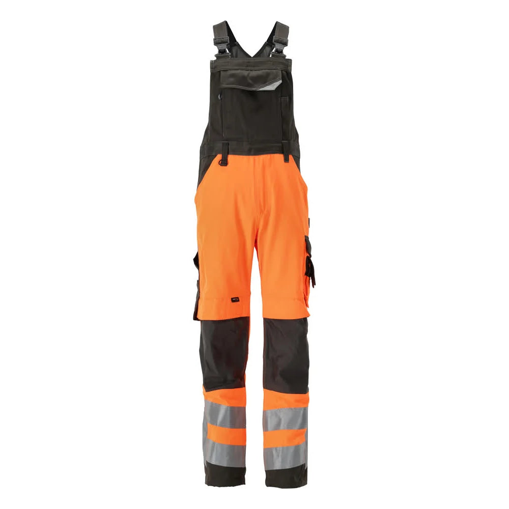 Mascot 15569-860 Amerikaanse Overall Met Kniezakken High Vis Oranje Donkerantraciet