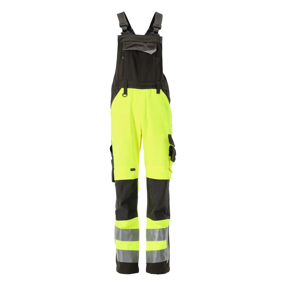 Mascot 15569-860 Amerikaanse Overall Met Kniezakken High Vis Geel Donkerantraciet
