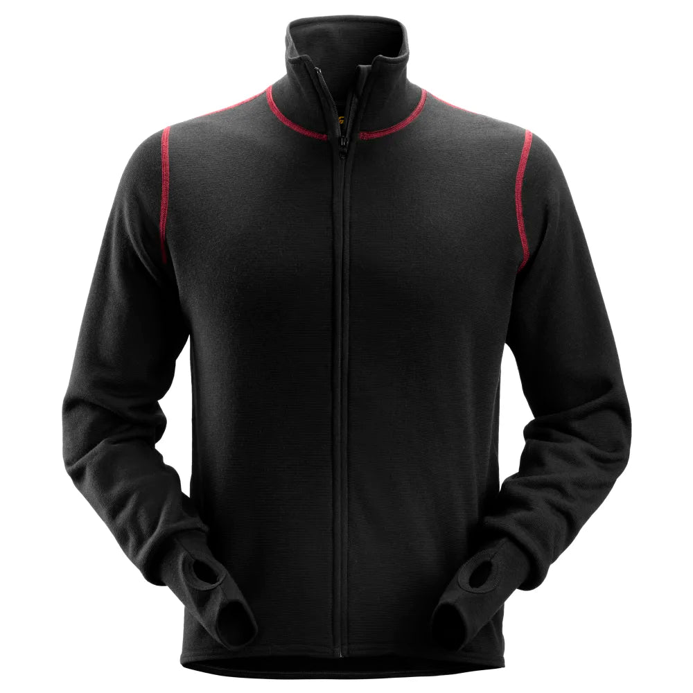 Snickers 1563 Protecwork Wollen Terry Jack 0400 Black