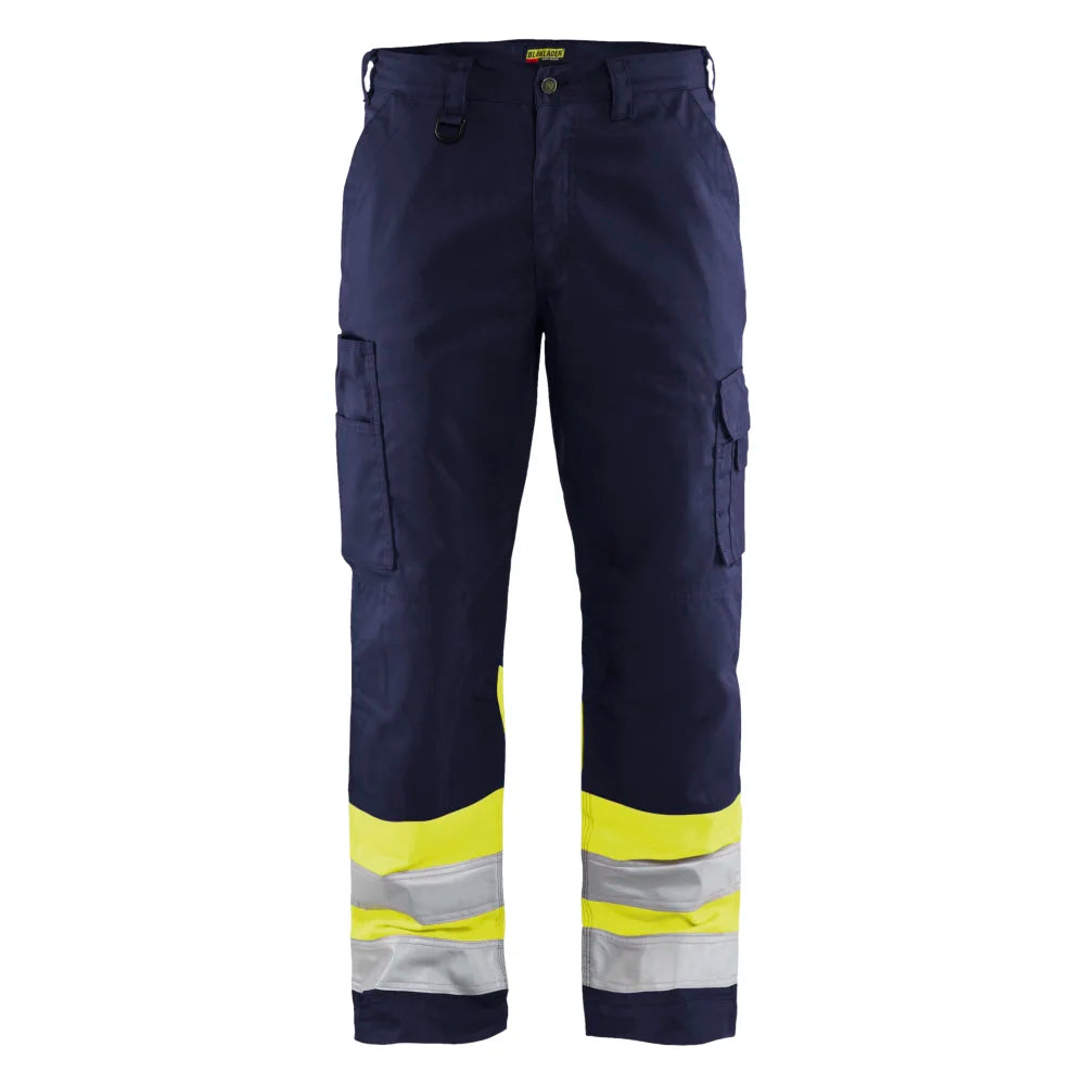 Blaklader 1564 1811 High Vis Werkbroek Marine High Vis Geel