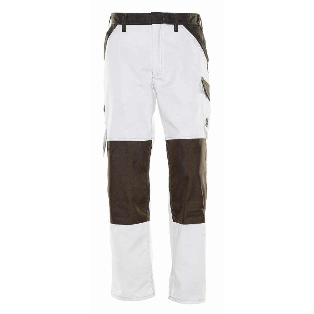 Mascot 15779-330 Broek Met Kniezakken Wit Donkerantraciet