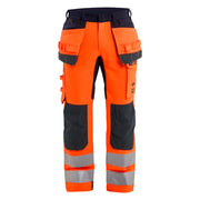 Blaklader 1587 1524 Multinorm Werkbroek Stretch Met Gereedschapszakken Inherent High Vis Oranje Marineblauw