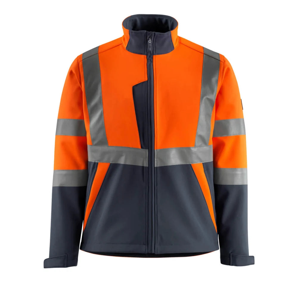 Mascot 15902-253 Softshell Jas High Vis Oranje Donkermarine