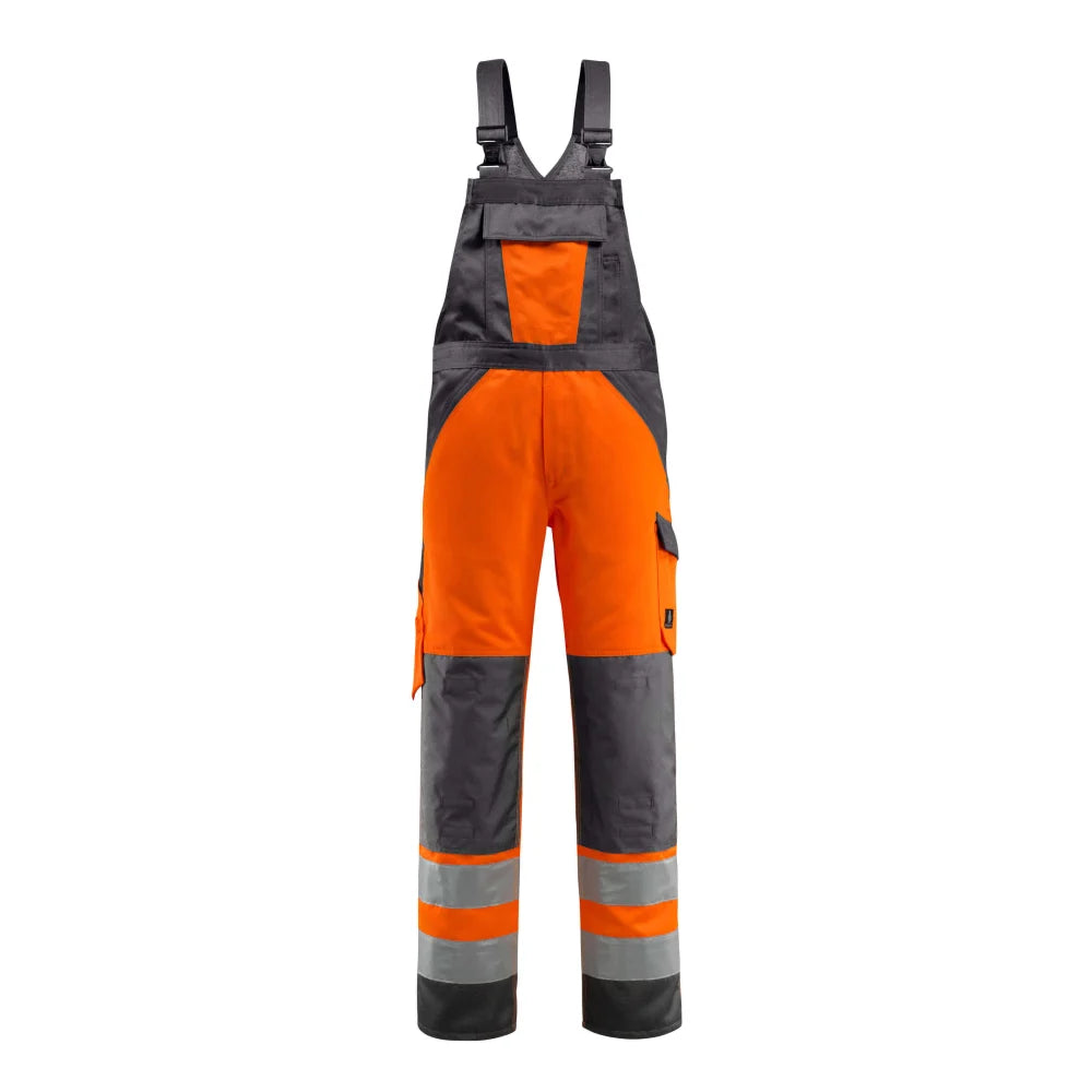 Mascot 15969-948 Amerikaanse Overall Met Kniezakken High Vis Oranje Donkerantraciet