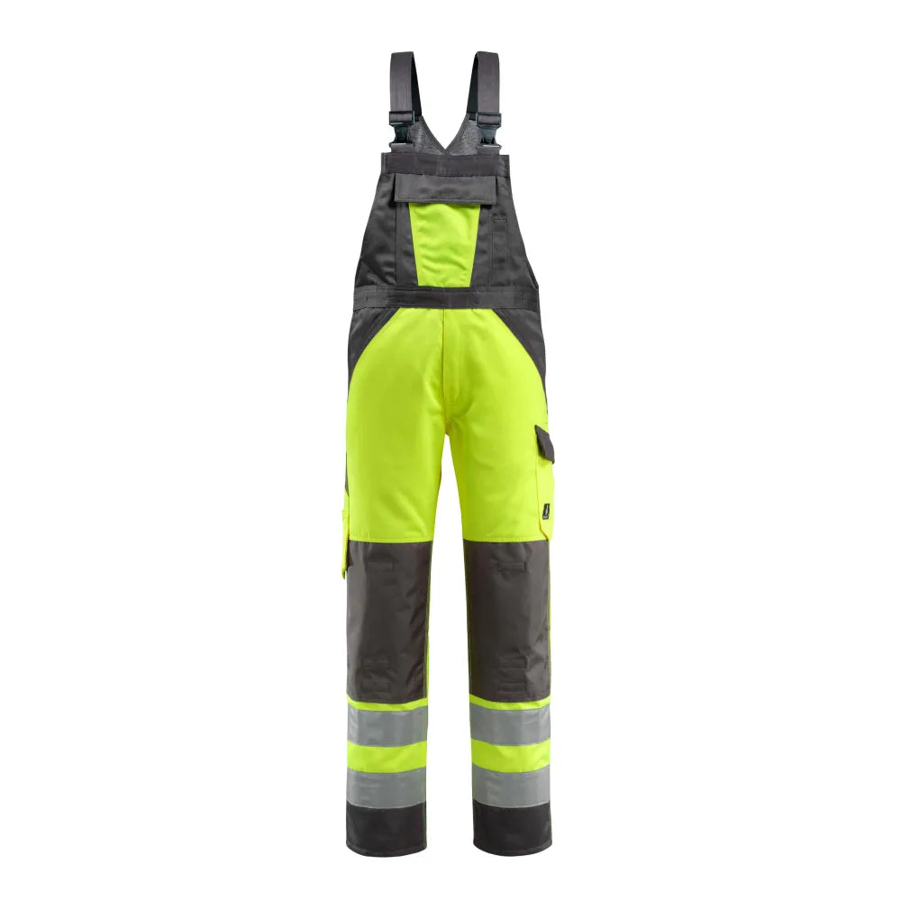 Mascot 15969-948 Amerikaanse Overall Met Kniezakken High Vis Geel Donkerantraciet