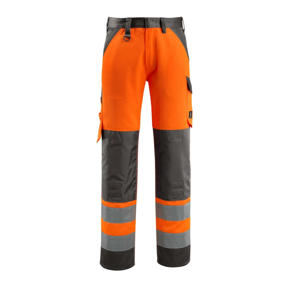 Mascot 15979-948 Broek Met Kniezakken High Vis Oranje Donkerantraciet