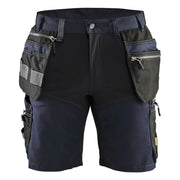 Blaklader 1598 1860 Short Met Stretch En Gereedschapszakken Donker Marineblauw Zwart