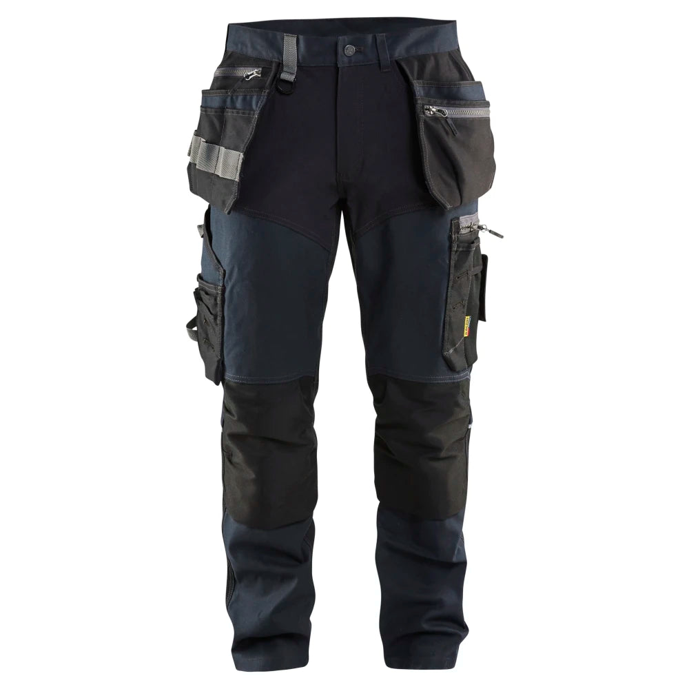 Blaklader 1599 1343 Werkbroek Met Stretch En Gereedschapszakken Donker Marineblauw Zwart