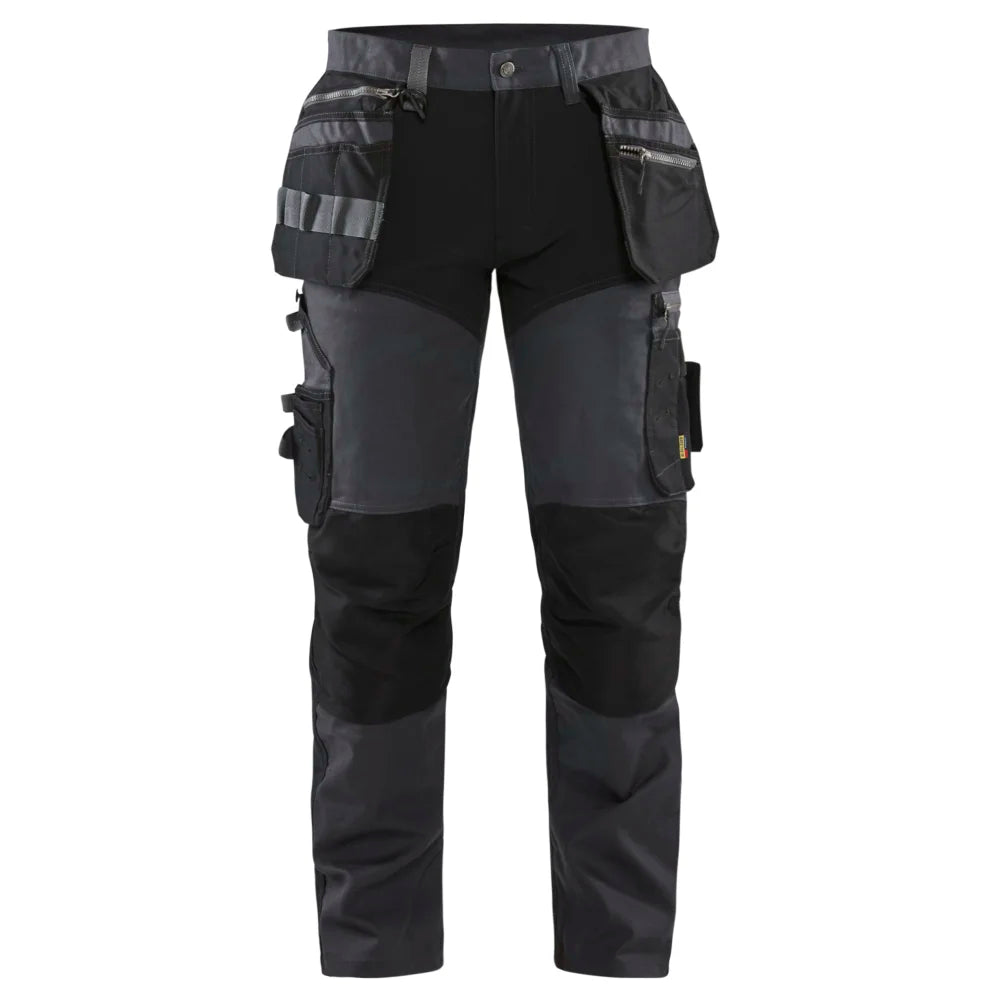 Blaklader 1599 1343 Werkbroek Met Stretch En Gereedschapszakken Donkergrijs Zwart