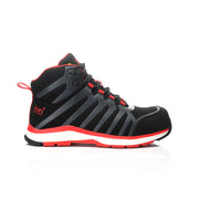Jori Rapid Black-Red Mid S3S Werkschoenen