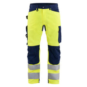 Blaklader 1703 1905 High Vis Werkbroek High Vis Geel Marineblauw