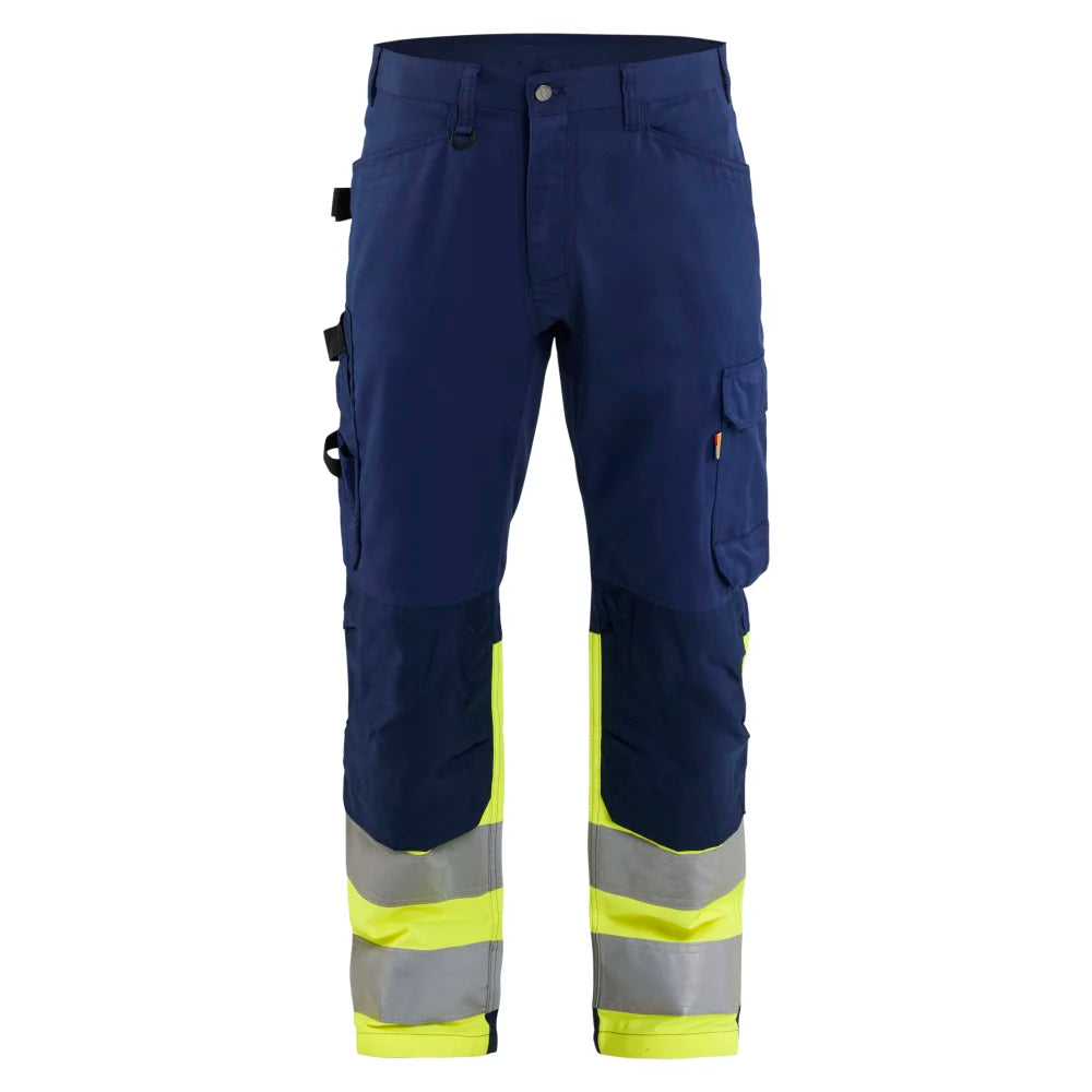 Blaklader 1708 1811 High Vis Werkbroek Marine High Vis Geel