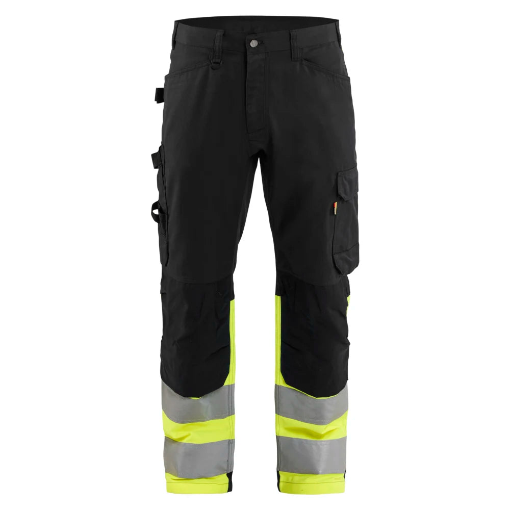 Blaklader 1708 1811 High Vis Werkbroek Zwart High Vis Geel