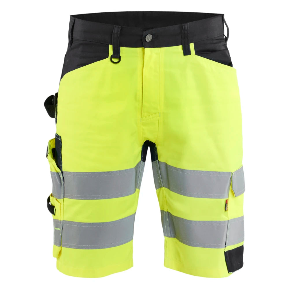 Blaklader 1709 1812 Hi-Vis Shorts High Vis Geel Zwart