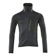 Mascot 17103-316 Fleecetrui Met Rits Donkermarine Zwart